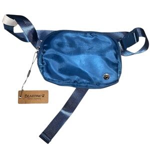 BearPaw Shiny Blue Belt Bag